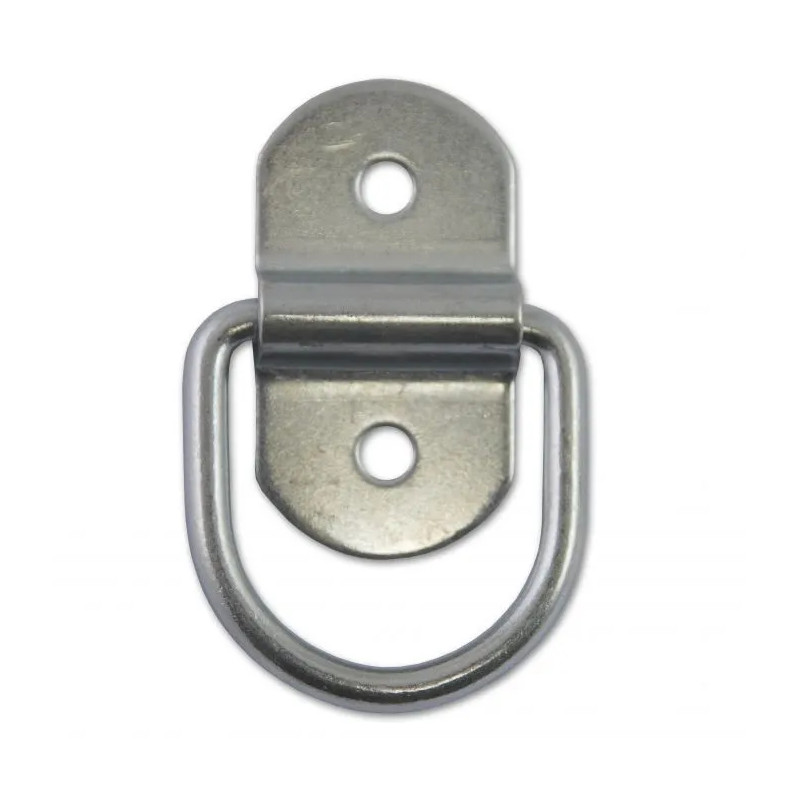 Lashing ring with pivot, diameter 5.5 mm, flat 32X58 mm, 2 pieces  