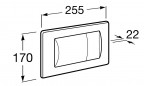 Placa de control cromo lyra sh roca gala nuevo modelo