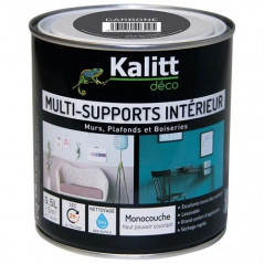 Peinture multi-support satin blanc 0.5 litre 