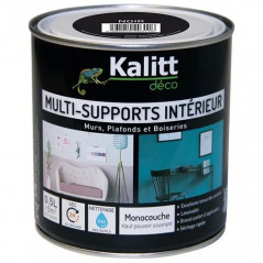 Peinture multi-support satin blanc 0.5 litre 