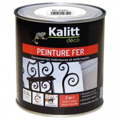 Peinture multi-support satin blanc 0.5 litre 