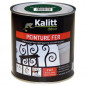 Peinture fer antirouille brillant vert cloture 0.5 litre 