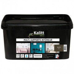 Peinture multi-support satin blanc 0.5 litre 