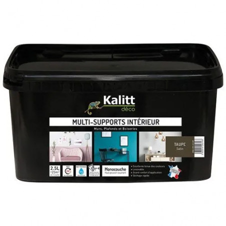 Peinture multi-support satin blanc 0.5 litre 