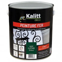 Peinture multi-support satin blanc 0.5 litre 