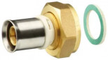 Brass multilayer female swivel nut 12x17 / 16mm - lead free.