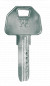 Lock cylinder nickel-plated V6, 30x30 mm, 6 pins, 4 reversible keys