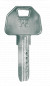 Lock cylinder nickel-plated V6, 30x40 mm, 6 pins, 4 reversible keys