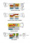 Opening cylinder V5, 2 cylinders nickel-plated, 30 x 30 mm, 5 pins, 3 keys