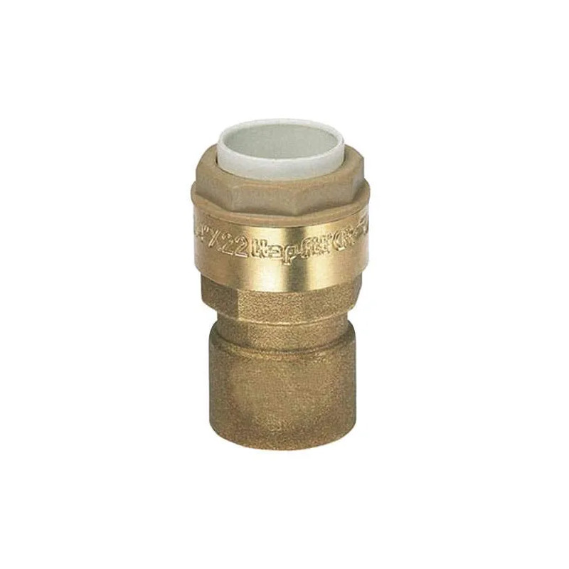 Straight female push-in connector15x21 for 16mm copper PUSH-FIT