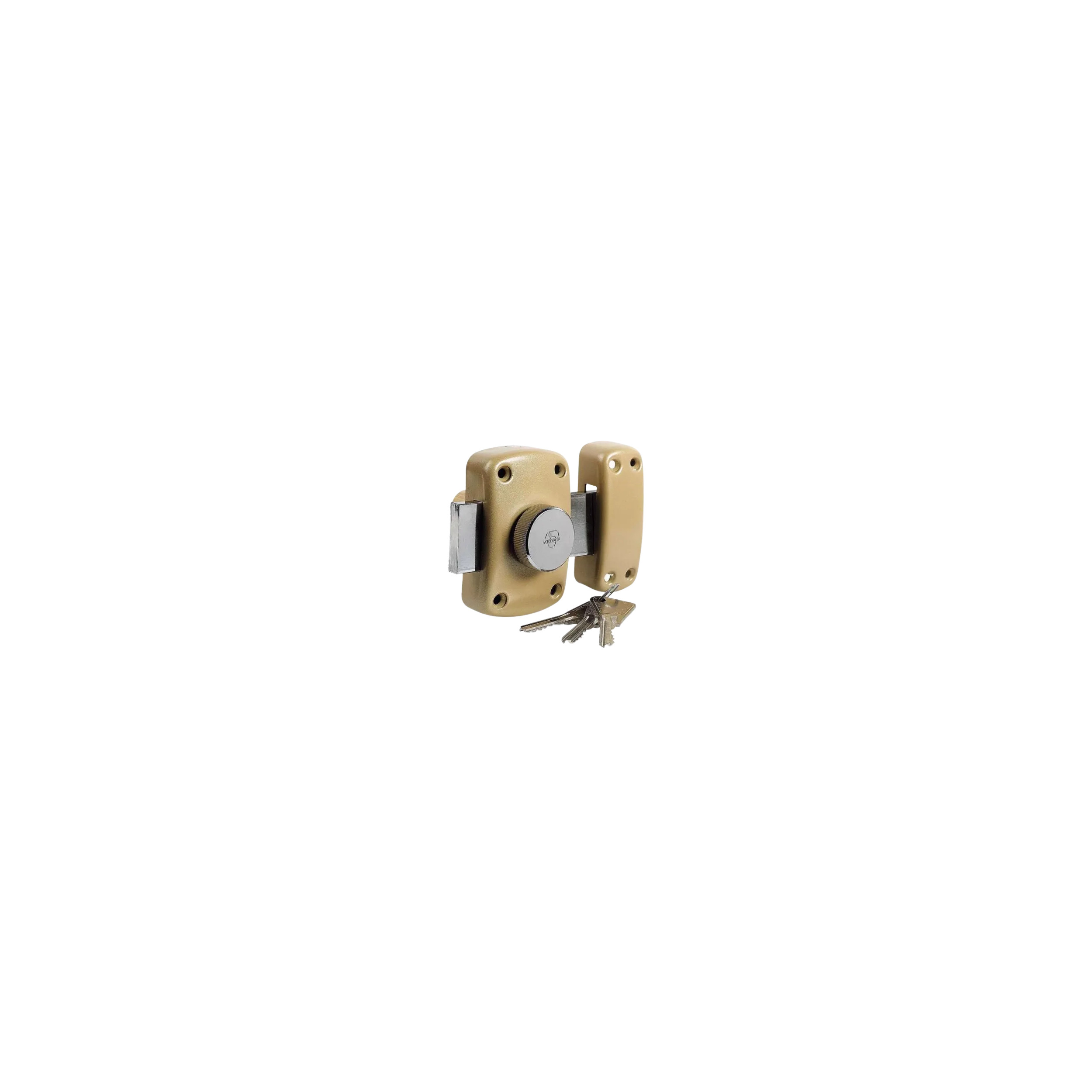 Verrou Cyclop bouton et cylindre de L.45 mm, diamètre 23mm avec 3 clés,