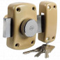 Cyclop lock button and cylinder 5 pins L.45 mm, diameter 23mm with 3 keys,