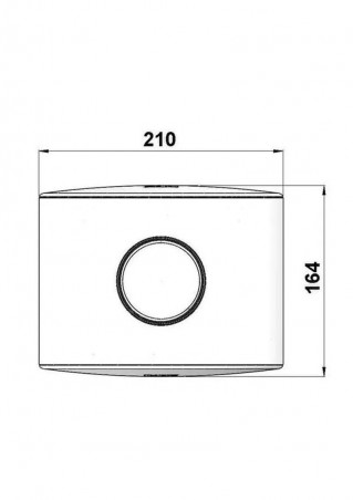 Réservoir dissimulé \"TUBCHASS\" 6L avec bouton encastré