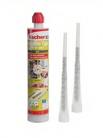 FIS HT 300T resin cartridge, grey tone (chemical sealant)