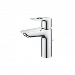 GROHE "NEW BAULOOP" single lever basin mixer, size S with pop-up waste