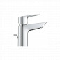 GROHE "NEW BAULOOP" single lever basin mixer, size S with pop-up waste