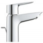 GROHE "NEW BAULOOP" single lever basin mixer, size M with pop-up waste