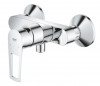 GROHE "NEW BAULOOP" chrome shower mixer, 15 cm centre distance