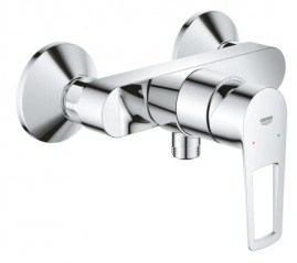 GROHE "NOUVEAU BAULOOP" verchromter Brausemischer, Achsabstand 15 cm