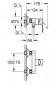 Mezclador de ducha cromado GROHE "NEW BAULOOP", distancia entre ejes 15 cm