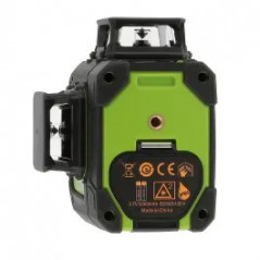 Self-Leveling 3-Line Pro Laser Level with Cover and Stand