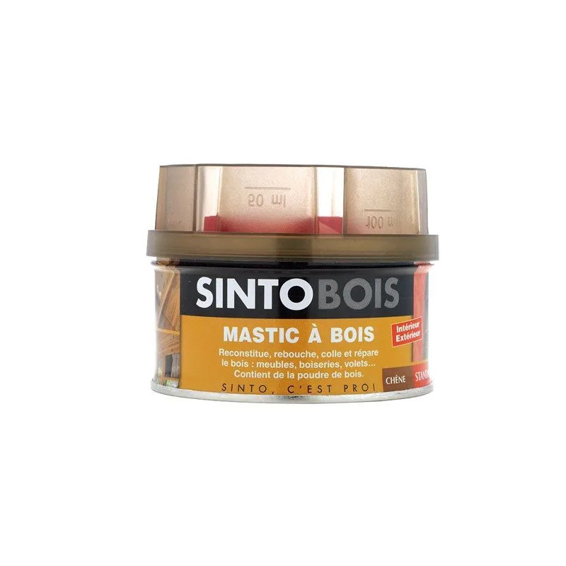 Pate à bois SINTOBOIS, boite de 170ml, chêne