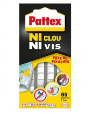 Pâte de fixation \"ni clou, ni vis\", 65 pièces