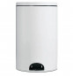 Wastebasket 14 litres Elorawhite, diameter 25cm, height 38.2cm