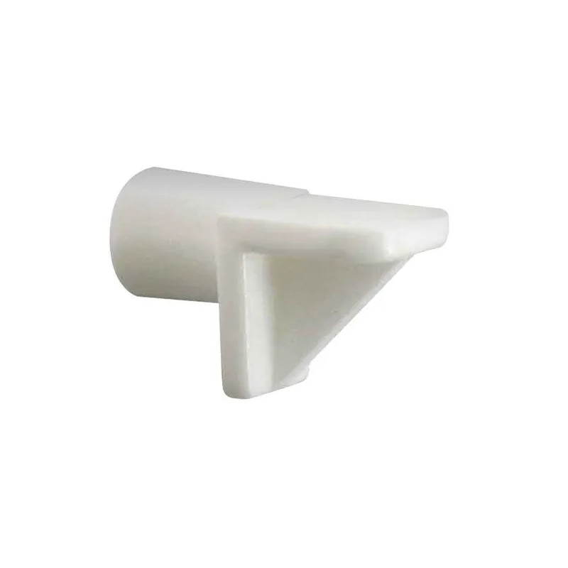 Square cleat diameter 7mm white, 12 pieces