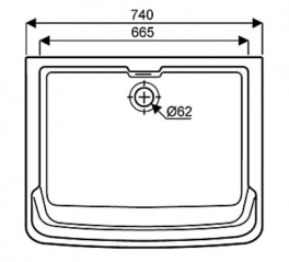 Timbro dell'ufficio GEBERIT ALLIA Publica Garda, 74x58.5x35