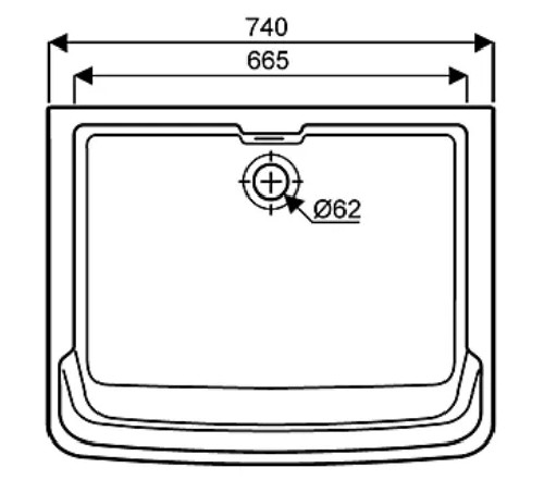 Office stamp GEBERIT ALLIA Publica Garda, 74x58.5x35