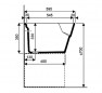 Timbre d'office GEBERIT ALLIA Publica Garda, 74x58.5x35