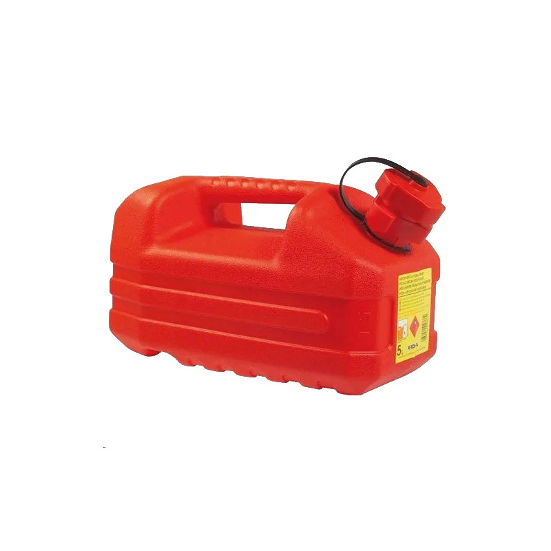 Hydrocarbon jerrycan 5 litres red