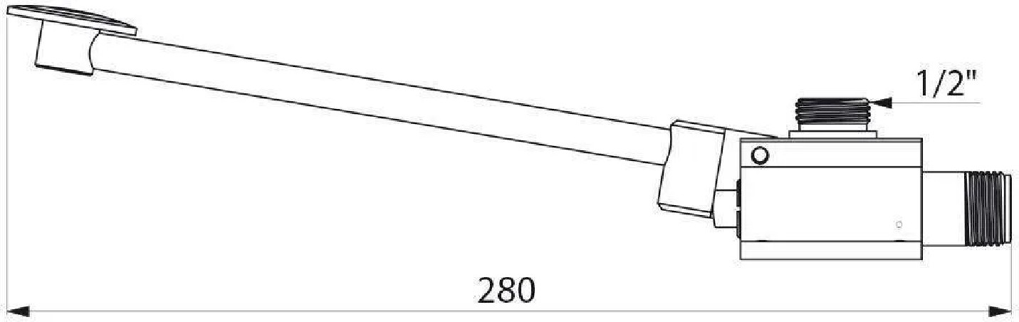 Delabie Floor Monofoot Foot Controller