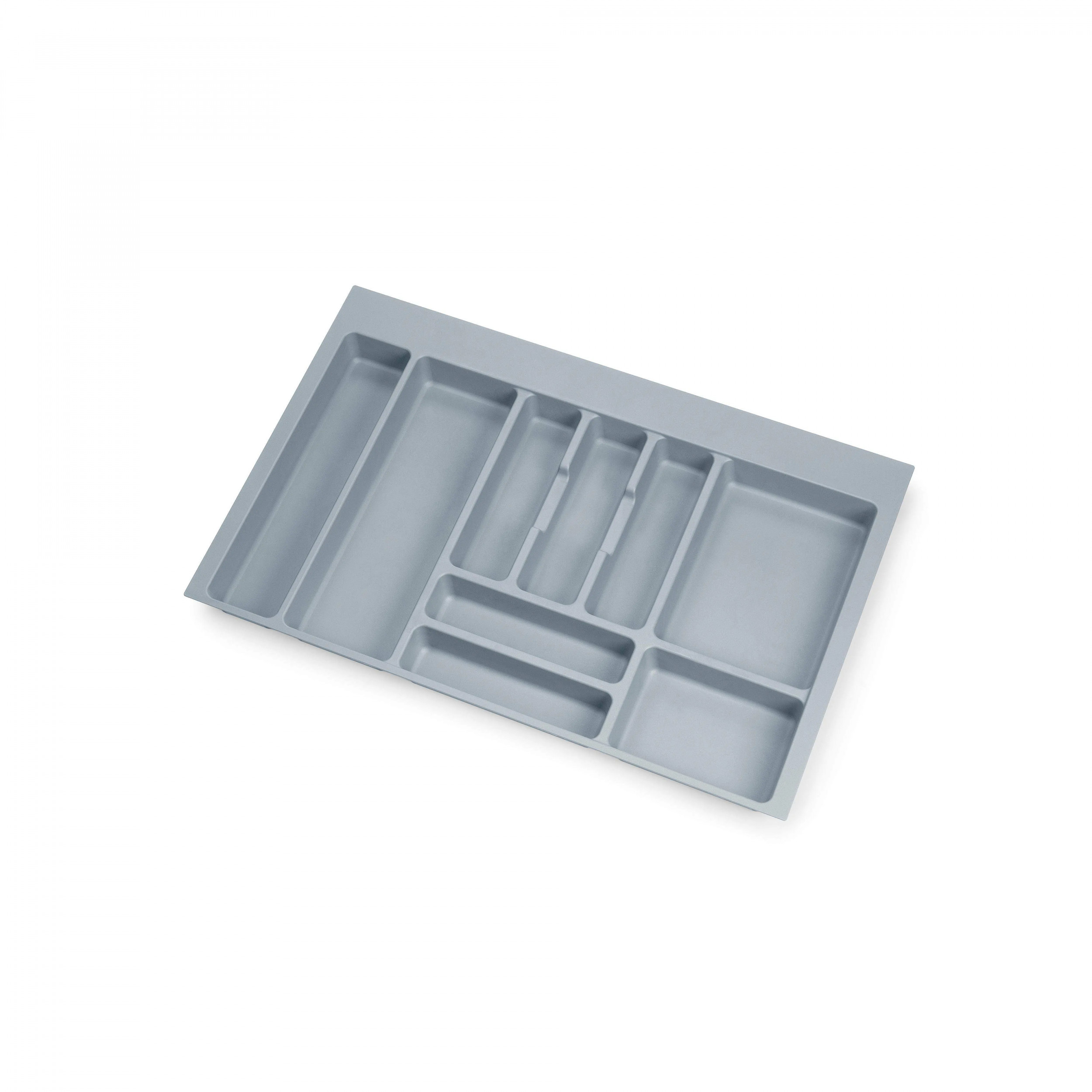 Range couverts pour tiroirs de cuisine, pour meuble 800mm, plastique gris