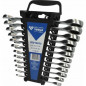 Ratchet wrenches, 12 pieces, 8 to 19 mm