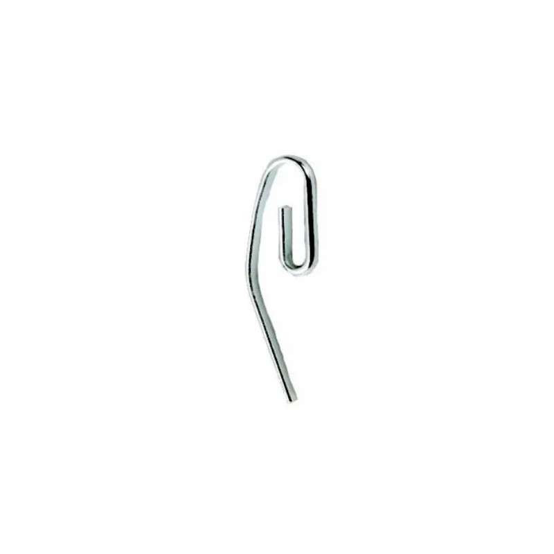 Set of 20 zinc-plated snail staples