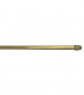 Oval rod 10x5mm, 30 to 50cm, with fixing hooks, brass, 2 pieces