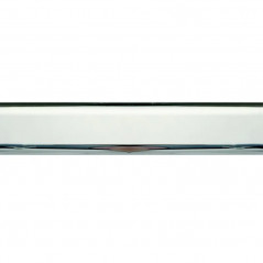 Tube penderie ovale, 30x15 mm, longueur 200cm, chromé