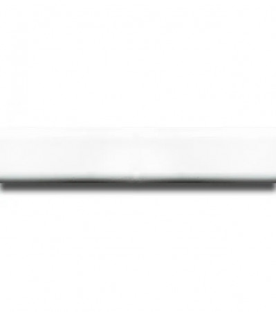 Tube penderie ovale, 30x15 mm, longueur 100cm, blanc