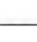 Tube penderie ovale, 30x15 mm, longueur 100cm, blanc