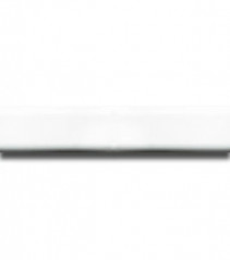 Tube penderie ovale, 30x15 mm, longueur 200cm, blanc