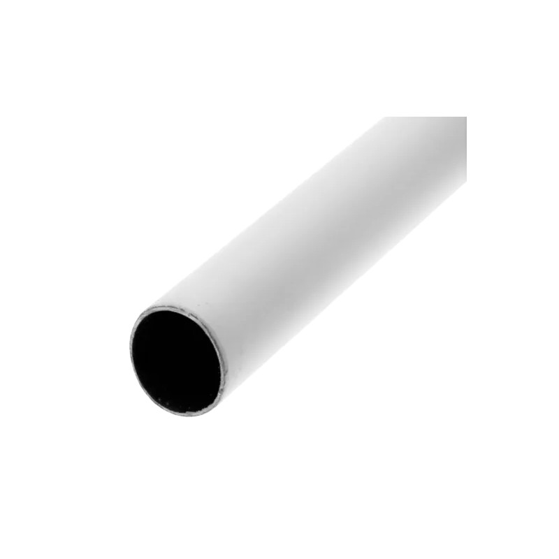 Tube pour penderie, diamètre 16 mm, longueur 80cm, blanc