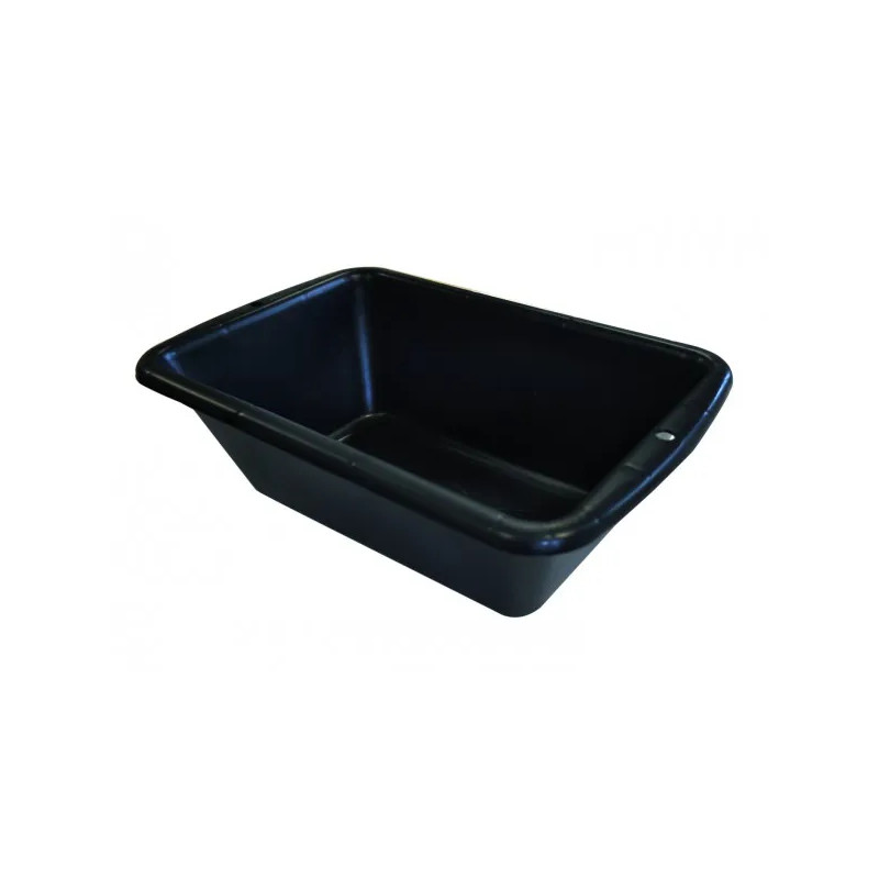 Rubber mason trough, 63x42.5x15.5cm, 25 litres