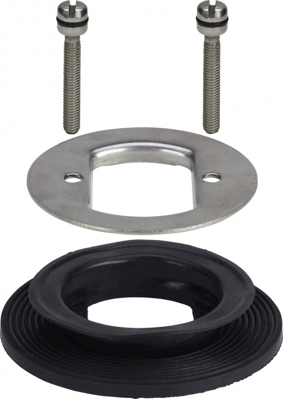 Screws, flange and gasket for TEMPOPLEX shower drain with 52mm hole