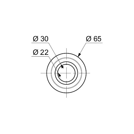 Dichtung für Wirquin-Spülkasten 65x22 mm