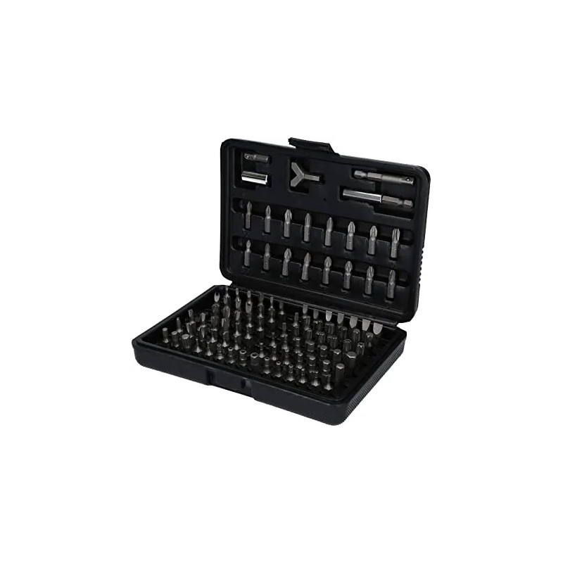 Screwdriver bit set, 100 pieces