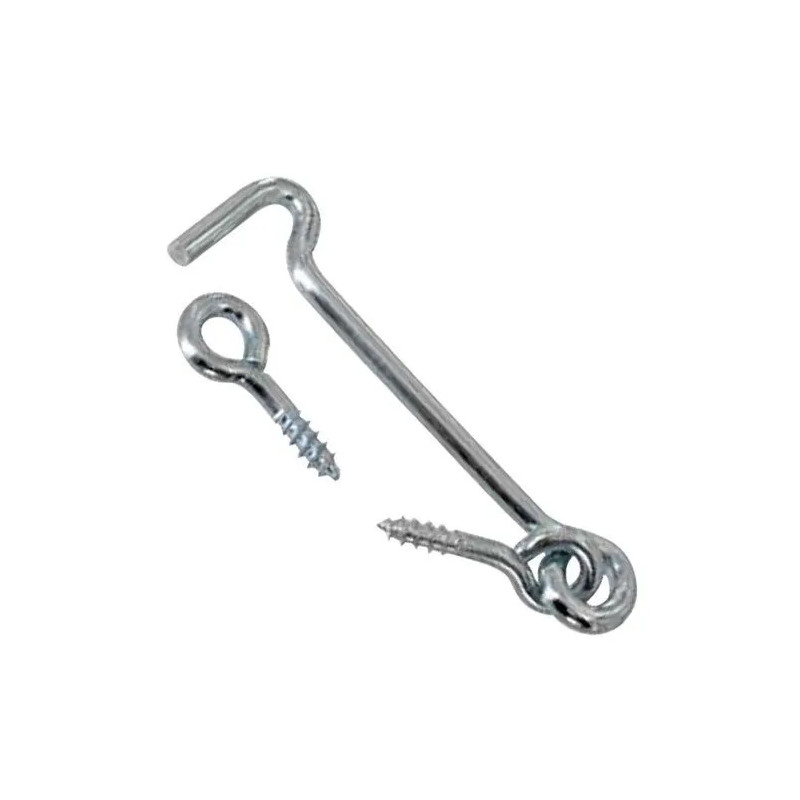 Brace hooks steel zinc plated, 3.5x60mm, 2 pieces