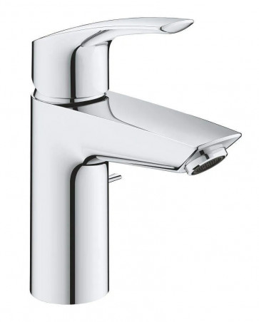 Single lever basin mixer low spout EUROCUBE