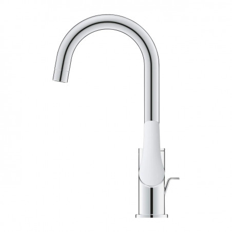 Single lever basin mixer low spout EUROCUBE